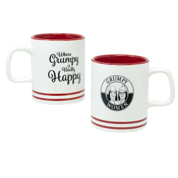 Grumpy Women Red & Black Coffee Mugs