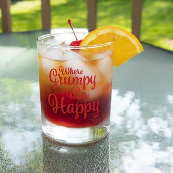 Grumpy Women 14 oz Highball Old Fashioned Cocktail Glasses