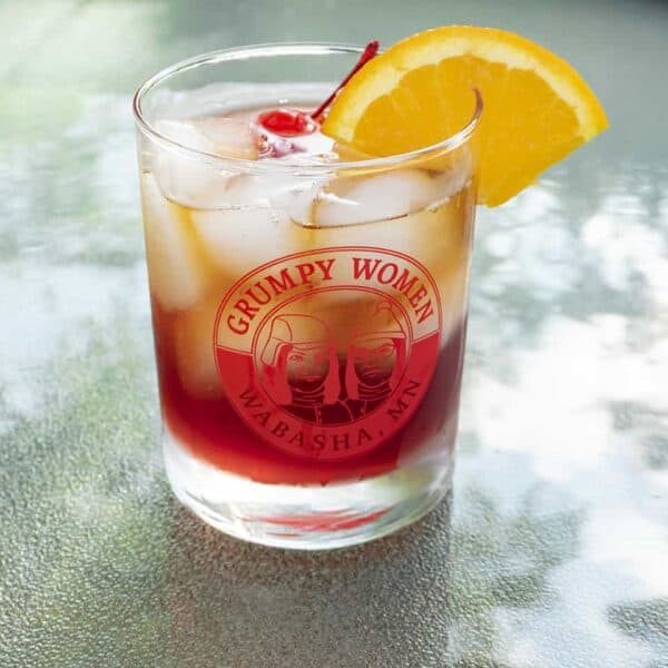 Grumpy Women 14 oz Highball Old Fashioned Cocktail Glasses