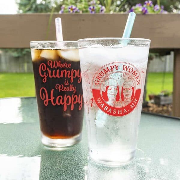 Grumpy Women 16 ounce Pint Beer Glass