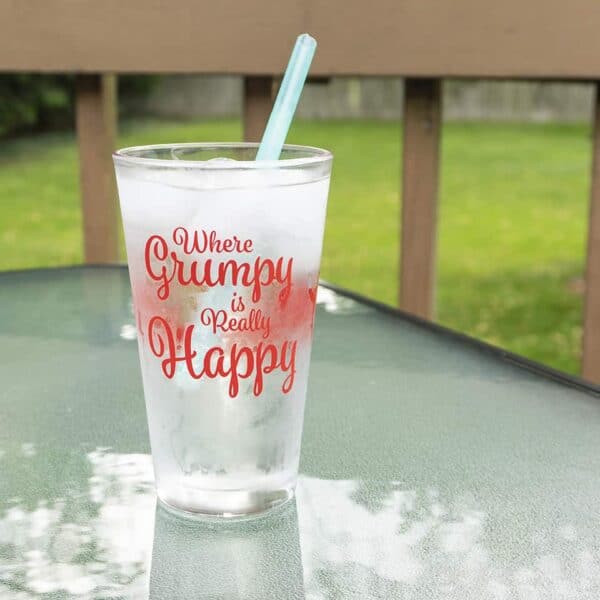 Grumpy Women 16 ounce Pint Beer Glass